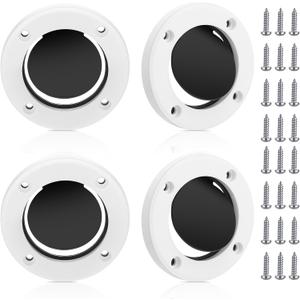 Threlaco Boat Scuppers Flappers Boat Self Bailing Cockpit Mounted Scupper Valve Include 2-7/8 Inch Valve for Hull Repair Kit