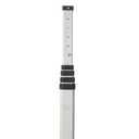 AdirPro 9 FT 10Th 3 Section Aluminum Grade Rod Telescoping Aluminum Grade Rod
