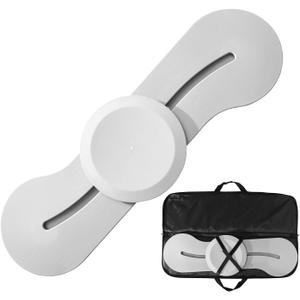 Grey Transfer Board with Turntable, Transfer Board from Bed to Wheelchair, Patient Transfer,Slide Assist Device for Transferring or Seniors from Wheelchair to Bed, Toilet, Tub, Car