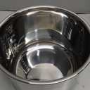 Inner Pot for Crock Pot 6 Quart - Stainless Steel Replacement Pot for Crock-Pot 6 Qt Multi-Cooker Crockpot 6 Quart Pressure Cooker 2100467 Accessories Parts