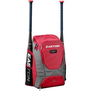 Easton Dugout Backpack Equipment Bag | Baseball & Softball | Multiple Colors (Red)