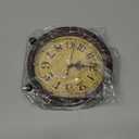 Vintage Retro Analog Alarm Clock, 5 in Silent Small Bedside Desk Clock Battery Operated, Non-Ticking Table Clock for Bedroom, Desk, Shelf - Super Silent, High Accuracy