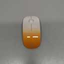 Bluetooth Wireless Mouse - Dual Connectivity(BT5.1+USB), Ultra Quiet Click & 480-Hour Battery Life,1600 DPI, Portable Cordless Mouse for Mac, MacBook Pro/Air, iPad Pro/Air (Sunrise Orange)