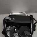 Lunch Box Set with Bento Box Container, 17OZ Stainless Steel Food Soup Thermo, Kids Water Bottle & Portable Insulated Lunch Bag  Leakproof, Hot/Cold Retention for School, Travel (Black)