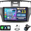 [8 Core 4G+64G] Android 13 Car Stereo Radio for Lexus ES 2001-2005 ES250/300/330 Carplay Android Auto, 9 Inch IPS 1280 * 720 Touchscreen, Bluetooth 5.0 GPS MirrorLink, WiFi,59UI,DSP SWC AHD Camera