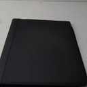 16 Pocket Toploader Binder, Holds 640 Top Loaders, Top Loader Card Storage with Sleeves for 3'' x 4'' Toploaders, for Trading Cards or Sports Cards (Black)