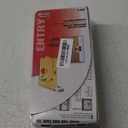 Prime-Line U 9550 Brass Lock and Door Reinforcement Plate for 1-3/4 In. Thick Doors, Brass Finish (Single Pack)