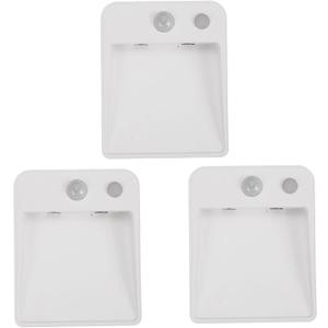 3X Night Light Motion Sensor Bedside Lamp Home Indoor Lighting 1 LED Wireless Passway Corridor Toilet Emergency Light