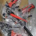 4 Pack Luft Professional Expanding Spray Foam Gun (4 Guns + 36 Tips and Tools) PU Insulating Applicator Heavy Duty Metal Body Dispensing Foam Gun Suitable for Caulking, Filling, Sealing