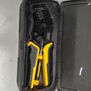 Waterproof Automotive Electrical Connectors Crimping Tool Kit, 1/2/3/4 Pin Waterproof Plugs, Ratchet Crimper for 2414 AWG Wires, Includes Removal Tools for Car, Truck, RV, Boat Wiring Harness