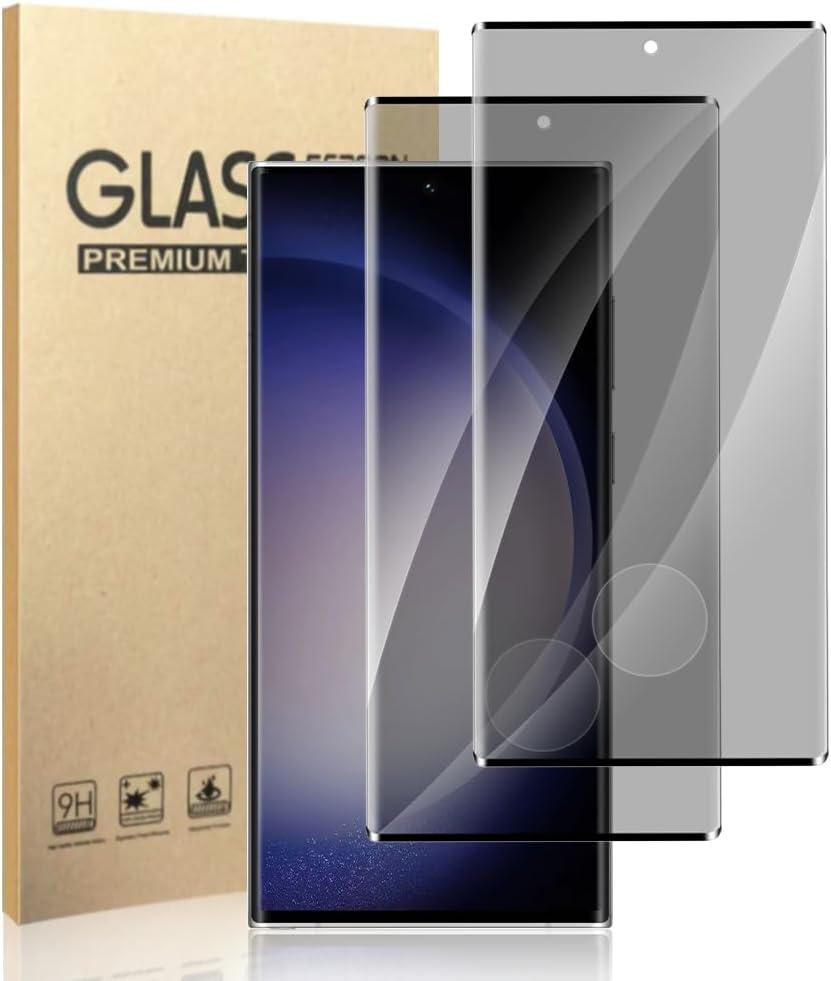 2 Packs For Galaxy S23 Ultra Privacy Screen Protector,28Anti-Spy,9H Hardness,Full Coverage,Case Friendly,Easy Installation,Bubble Free,For Samsung Galaxy S23 Ultra-6.8 Inch