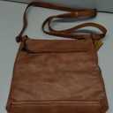 MASINTOR Crossbody Purses for Women, Multi Pocket Casual Crossbody Bag, Adjustable Strap Shoulder Bag with Tassel (Mocha Brown)