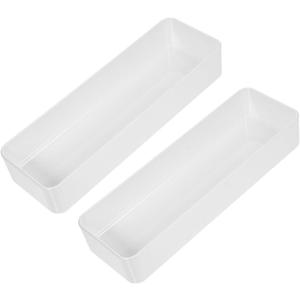 2pcs Cutlery Organizer for Utensil Storage Kitchen Divider Box Material for Spoons Forks Knives and Chopsticks
