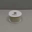 Ribbli Taupe Velvet Wired Ribbon 2.5 Inch Metallic Taupe Crushed Velvet Christmas Ribbon for Gift Wrapping Christmas Tree Decoration Crafts Wreaths Supplies-Continuous 10 Yards