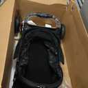 Pet Gear No-Zip Special Edition 3 Wheel Pet Stroller for Cats/Dogs, Zipperless Entry, Easy One-Hand Fold, Removable Liner, Cup Holder, Charcoal Black