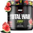 REDCON1 Non Stim & Caffeine Free Pre Workout Powder for Women & Men - Total War Pump - with L-Citrulline, Beta Alanine & More - Workout at Any Time of Day - Watermelon Slushy (10.72 oz)