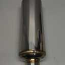 Universal Muffler Exhaust 2" Inlet & Outlet 14" Overall Length, Stainless Steel Resonator Exhaust (No Burnt)