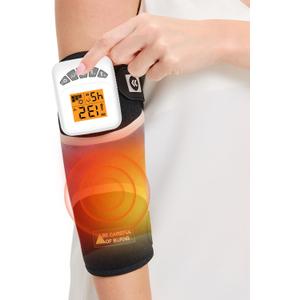 Cordless Elbow Heating Pad for Tennis Elbow Relief, 5000mAh Battery Arm Massager, 3-Level Vibration Massage, 104-140F Adjustable Temp, 30/45/60Mins Timer, Type-C Cable & Storage Bag