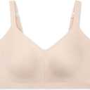 Warners Easy Does It Underarm-Smoothing with Seamless Stretch Wireless Lightly Lined Comfort Bra (Pink)