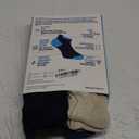 Doctor's Select Viscose Bamboo Ankle Diabetic Socks for Women and Men - 6 Pairs | Super Soft, Non Binding, Loose Wide Top (Large)