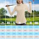 FKEEP Women's Sun Shirts Long Sleeve Athletic Jackets UPF 50+ Top with Thumb Holes Quick Dry for Golf Tennis Hiking (L)