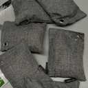 Charcoal Odor Absorber for Strong Odor (6 Pack, 100g each), Bamboo Charcoal Air Purifying Bag, Basement Musty Odor Eliminator Deodorizer, Activated Charcoal Odor Absorber for Closet, Shoe, Car