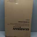 Medline Two-Button Folding Walker for Seniors, 5" Wheels, 32.5" to 39.5" Height, 400-lb. Capacity
