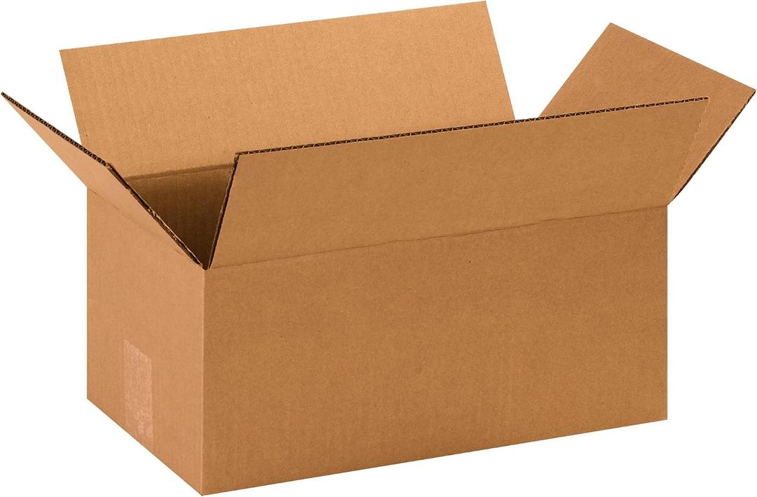 PARTNERS BRAND 14 x 8 x 6 Corrugated Cardboard Boxes, Medium 14"L x 8"W x 6"H, Pack of 25 | Shipping, Packaging, Moving, Storage Box for Home or Business, Strong Wholesale Bulk Boxes