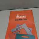 Linoroso Flexible Kitchen Cutting Board - Made from BPA Free Material - Cutting Mark Prevention, 10x14 Inches, Non-Slip Design - Easy-Care Kitchen Essential, Ultimate Gray