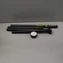 Matte Black Adjustable Spring Tension Shower Curtain Rod 31-58"  No Drilling Required, Easy Installation, Anti-Slip ABS Base, Phosphating & Electrostatic Coating, Holds Up to 66 lbs, for Bathrooms