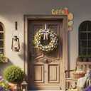 RattanView 3 Pcs St. Patrick's Day Door Corner Decor Easter Door Frame Signage Home Wooden Sign Roses Shamrock Eggs Carrot Funny Decor Party Decoration