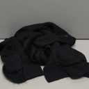 MEROKEETY Women's 2026 Long Sleeve Cable Knit Cardigan Sweaters Open Front Fall Outerwear Coat Pockets (Medium, Black)