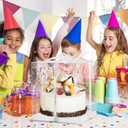 JCD 10inch Large Transparent Cake Box,6 Pcs Clear Cake Boxes with Ribbon,10x10x9inch,Suitable for 8" or 9" cakes, Tall Cake Carrier for Display and Gift Packaging(Clear Lid, 10 * 10 * 9inch/6Pcs)