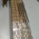 UNISHADES Cordless Bamboo Roman Shades for Windows, Blinds Size (28" W 64" H) Colour (Highfield Teak)