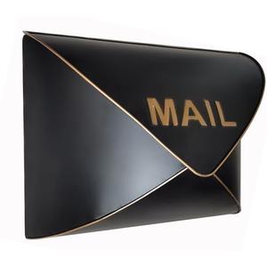 Wall-Mount Mailbox, Metal Post Box, Mailboxes for Outside - Envelope Mailbox