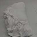 Amazon Basics Hypoallergenic Quilted Mattress Topper Pad, 18 Inches Deep, Twin, White