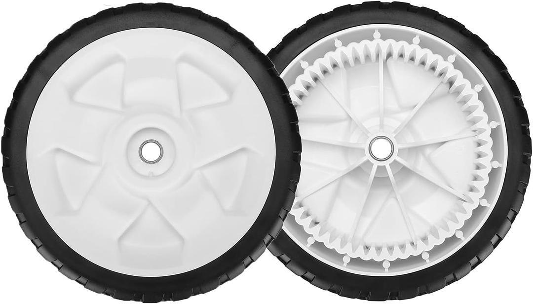 119-0311 Front Wheels for Toro 22" Recycler Mower, 137-4832 Drive Wheels Compatible with Toro 20330 20331 20339 20371 Self Propelled Mower FWD 22", 2 Pack, White