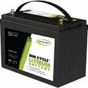 Go Power! 100Ah Lithium (LiFePO4) 12V Deep Cycle Battery  Built-in Safety Features  for RV, Camper, Marine, Vanlife, Overland and Off-Grid Mobile Applications