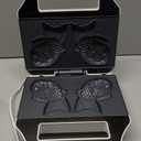 SugarWhisk Taiyaki Fish-shaped Waffle Maker, 2 Pcs Electric Japanese Fish Shaped Waffle Iron Pan, Dual Non Stick Cooking Plates, Recipe Included, White