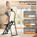 HXD-ERGO Stair Stepper for Home with 3-Level Resistance and 2 Incline Modes