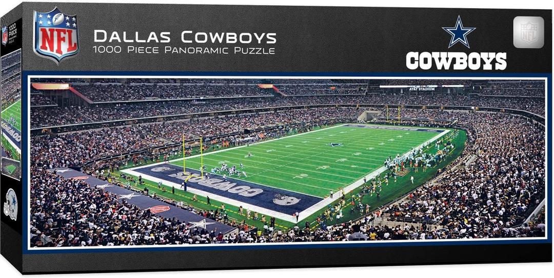MasterPieces NFL Unisex Stadium Panoramic Jigsaw Puzzle, 1000-Piece (Team Color)