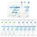 WaterWipes On The Go Wipes, 99.9% Water-Based Wipes for Travel, Sports, and to Refresh Skin, Unscented & Hypoallergenic, 224 Count (8 Packs), Packaging May Vary
