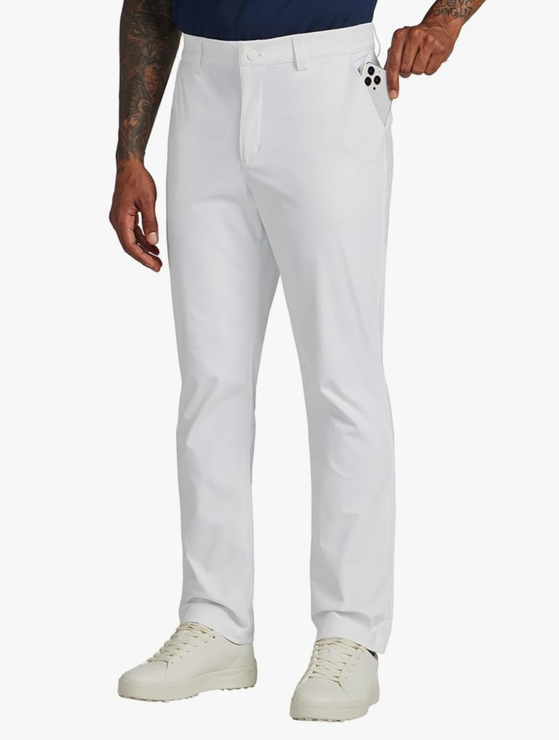 Willit Mens Golf Pants Stretch Dress Pants Quick Dry Work Business Slacks Casual Pants with 4 Pockets 34W×30L