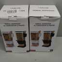 Osacoe Cereal Dispenser Countertop Black 2 Pack with Bowls Spoons Cutlery Box,5.5 QT Dry Food Dispenser Snack Organizer Containers Storage for Pantry Kitchen Organization Oatmeal Nut Granola Candy