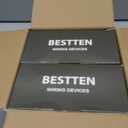 BESTTEN 20 Pack 20 Amp Decor Wall Receptacle Outlet, 20A Tamper-Resistant (TR) Electrical Outlet with Wallplate, Residential and Commercial Use, UL Listed, White