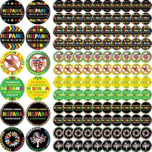Hispanic Heritage Month Buttons Pins Bulk Hispanic Heritage Month Accessories National Latino Brooch Button Pins Hispanic Gift Decoration for Teacher Supplies Rewards