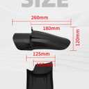 JFG RACING Rear Wheel Fender for Surron Light Bee,Motorcycle Shock Mudguard Mud Guard for Dirt Bike Sur Ron Light Bee X and S/LBX/X160/X260