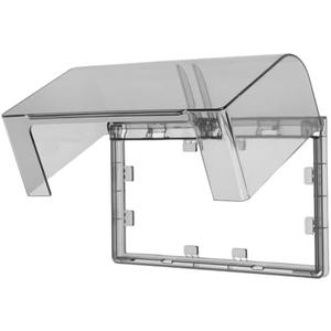 Outdoors Outlet Cover Weatherproof: Electric Outlet Cover for Outdoor Receptacle, Weatherproof, Vertical/Horizontal Auto-Closing Lid (Black)