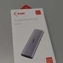 SSK NVMe SATA SSD Enclosure, Tool-Free M.2 NVME to USB Adapter USB C 3.2 Gen 2 10Gbps 6Gbps SATA M-Key / B+M Key External SSD Reader with UASP Trim, for 2230 2242 2260 2280 SSDs