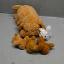 KMUYSL Puppy Stuffed Animals Toys for Ages 3 4 5 6 7 8+ Years Old Kids - Mommy Dog with 4 Baby Puppies in Her Tummy, Idea Xmas Birthday Gifts for Baby, Toddler, Girls, Boys